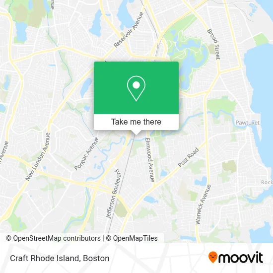 Craft Rhode Island map