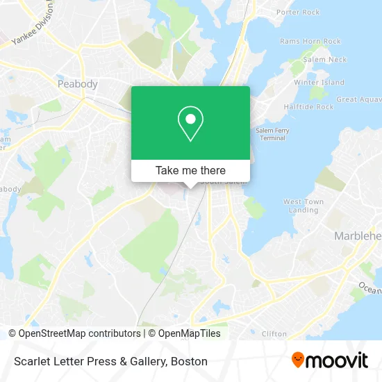 Scarlet Letter Press & Gallery map