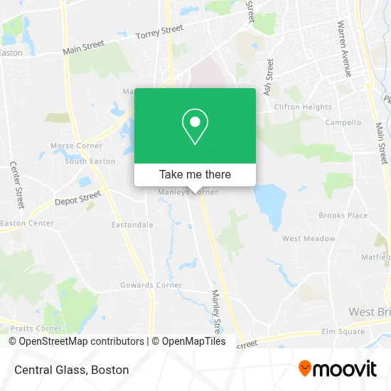 Central Glass map