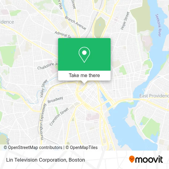Lin Television Corporation map