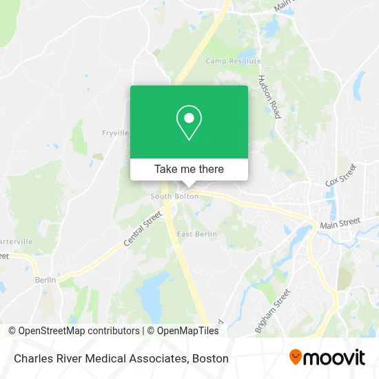 Charles River Medical Associates map