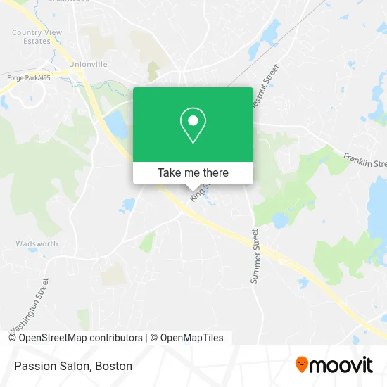 Passion Salon map
