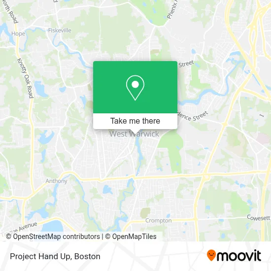 Project Hand Up map