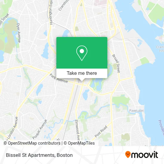 Bissell St Apartments map