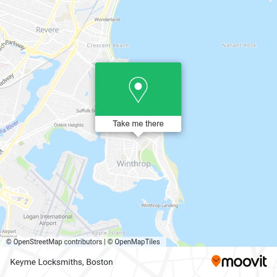 Keyme Locksmiths map