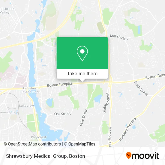 Shrewsbury Medical Group map