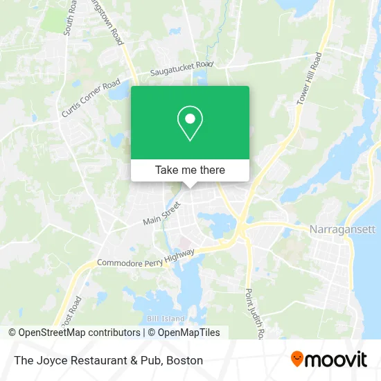 The Joyce Restaurant & Pub map