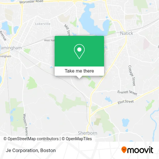Je Corporation map