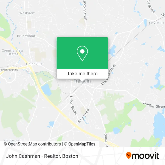 John Cashman - Realtor map