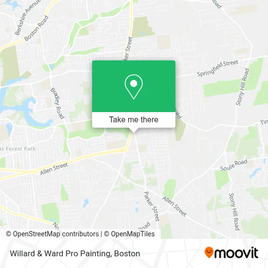 Willard & Ward Pro Painting map