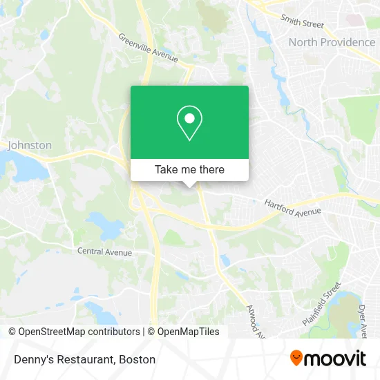 Denny's Restaurant map