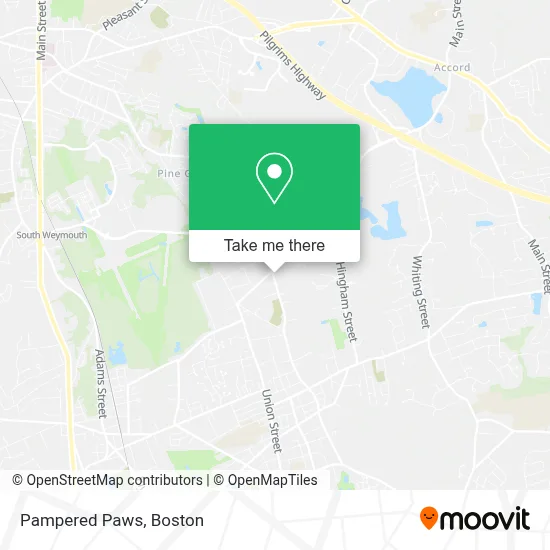 Pampered Paws map