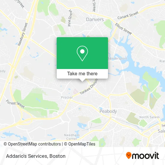 Addario's Services map