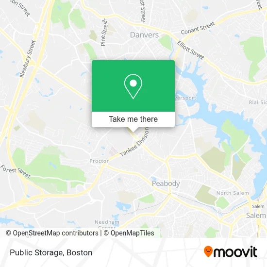 Public Storage map