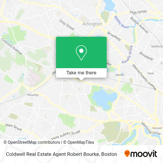 Coldwell Real Estate Agent Robert Bourke map