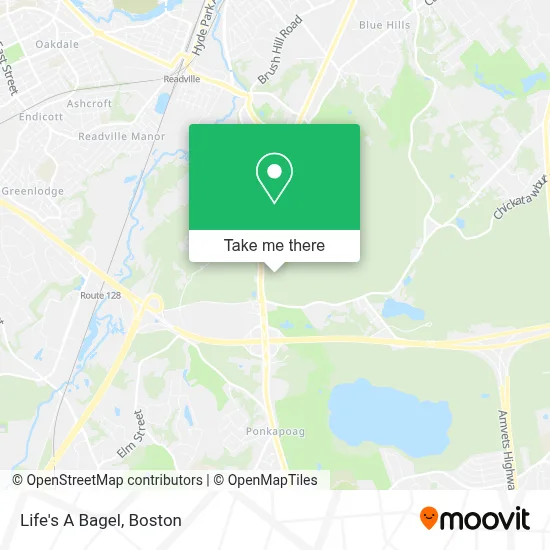 Life's A Bagel map