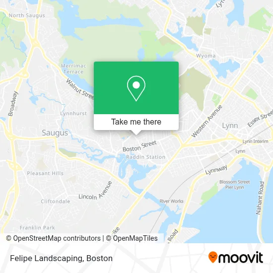 Felipe Landscaping map