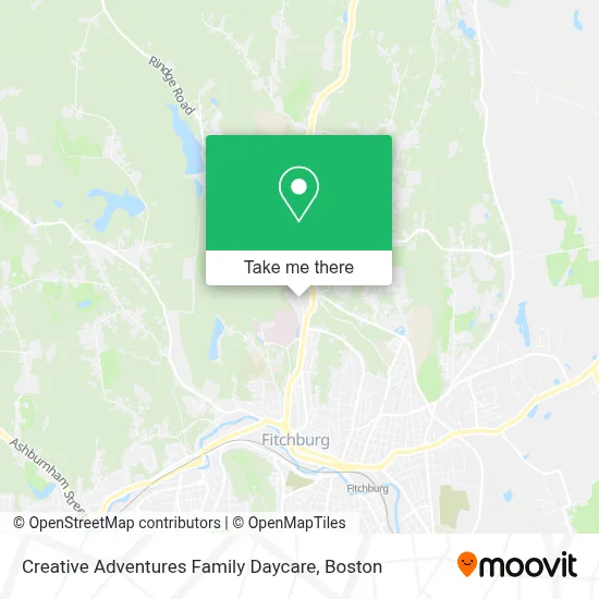 Creative Adventures Family Daycare map