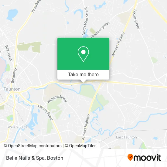 Belle Nails & Spa map