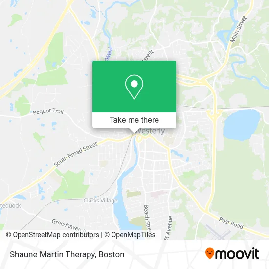 Shaune Martin Therapy map