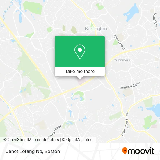 Janet Lorang Np map