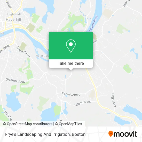 Frye's Landscaping And Irrigation map