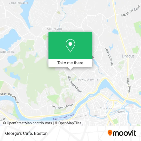 George's Cafe map