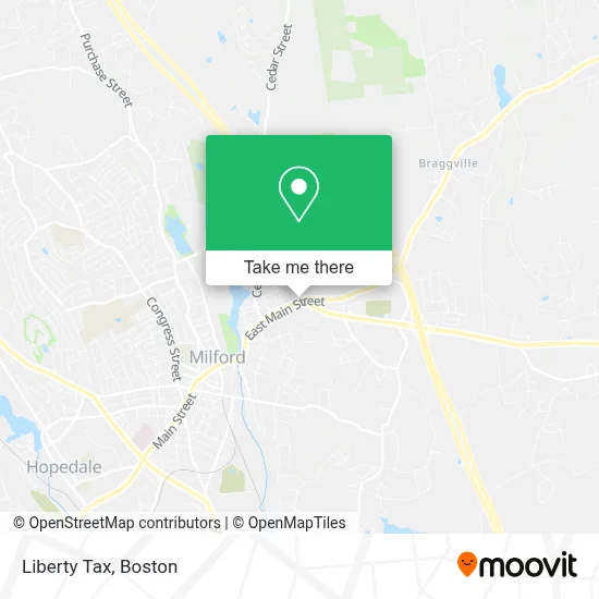 Liberty Tax map