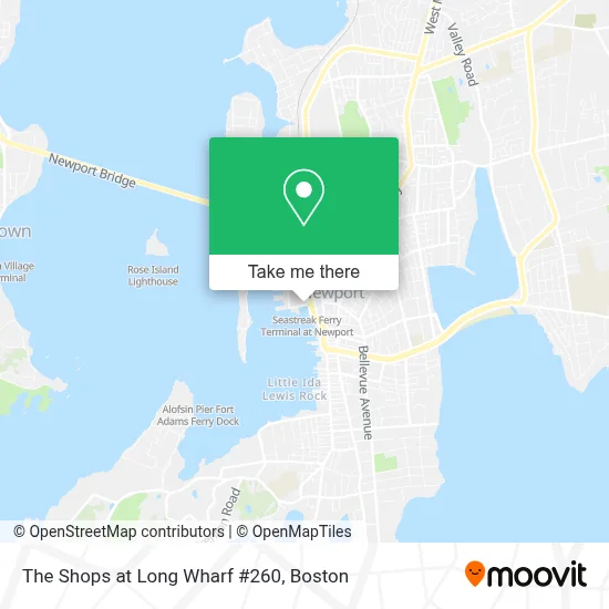 The Shops at Long Wharf #260 map