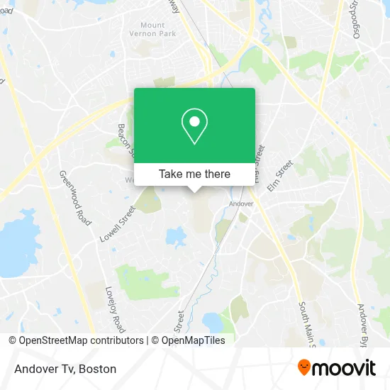 Andover Tv map