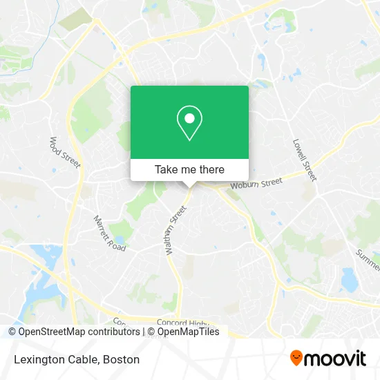 Lexington Cable map