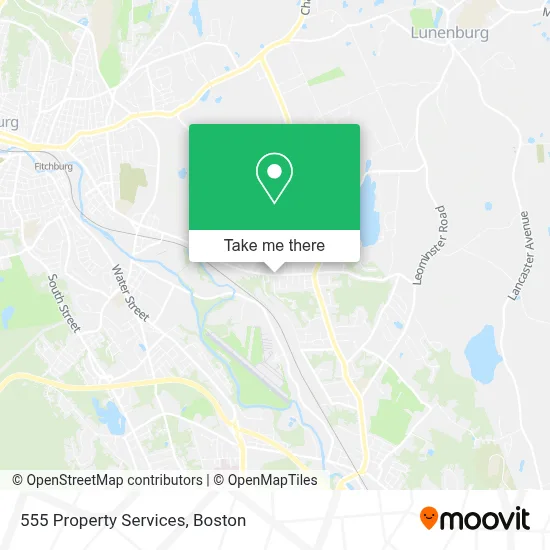 555 Property Services map