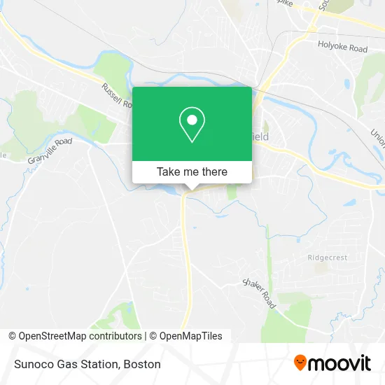 Sunoco Gas Station map