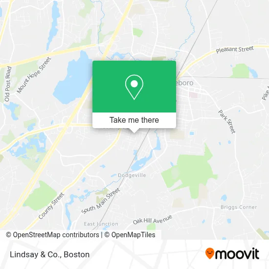 Lindsay & Co. map