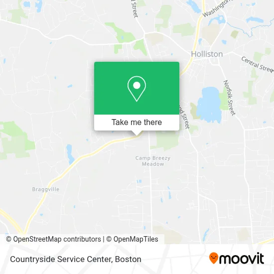 Countryside Service Center map