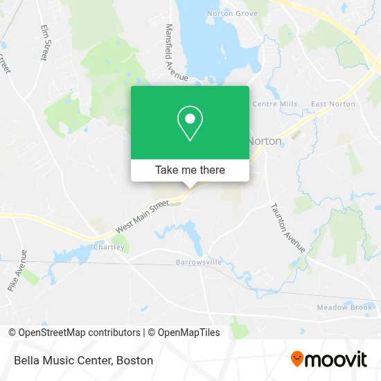 Bella Music Center map