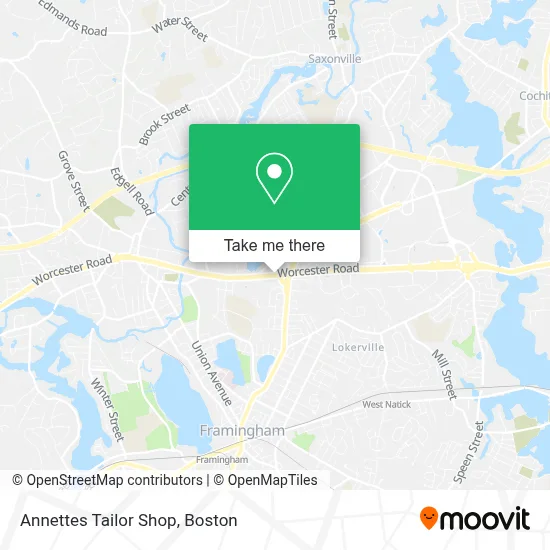 Annettes Tailor Shop map