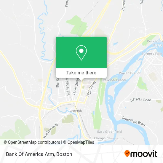 Bank Of America Atm map