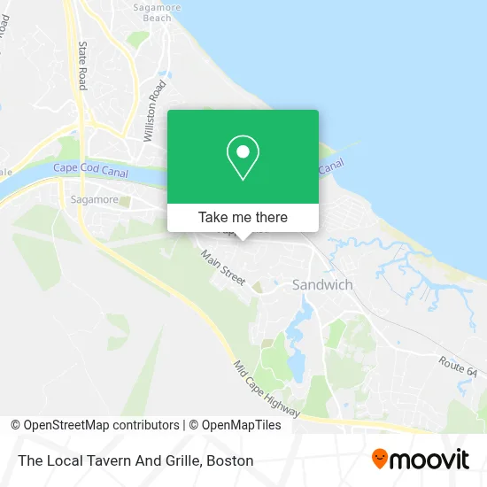 The Local Tavern And Grille map
