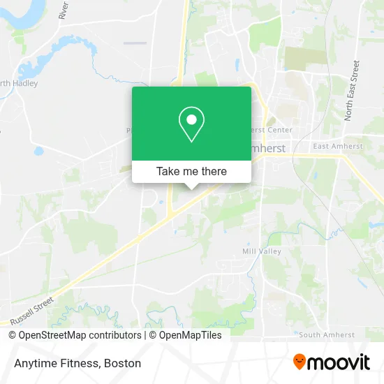 Anytime Fitness map