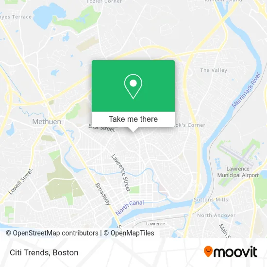 Citi Trends map
