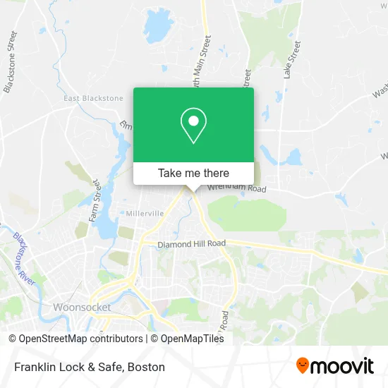 Franklin Lock & Safe map