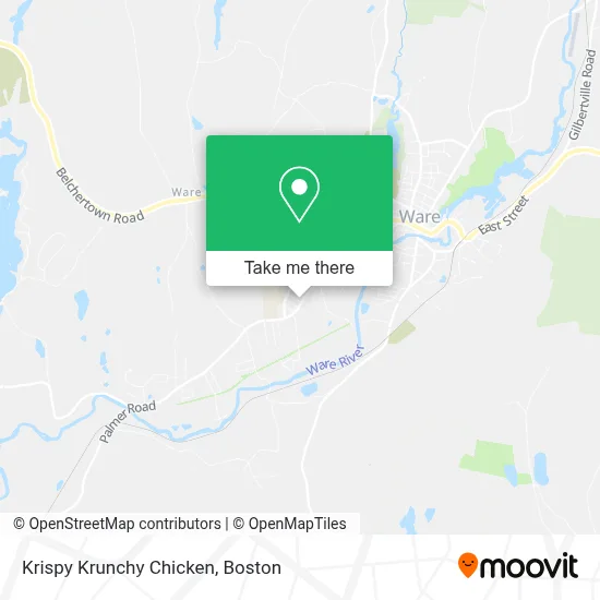 Krispy Krunchy Chicken map
