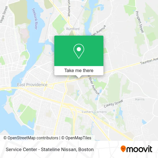 Service Center - Stateline Nissan map