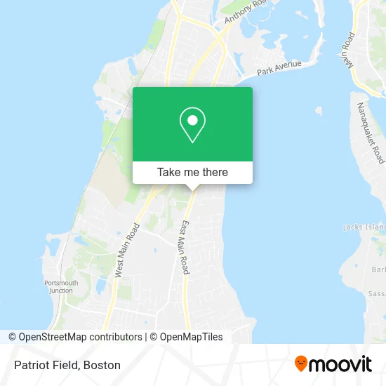 Patriot Field map