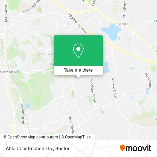Able Construction Llc. map