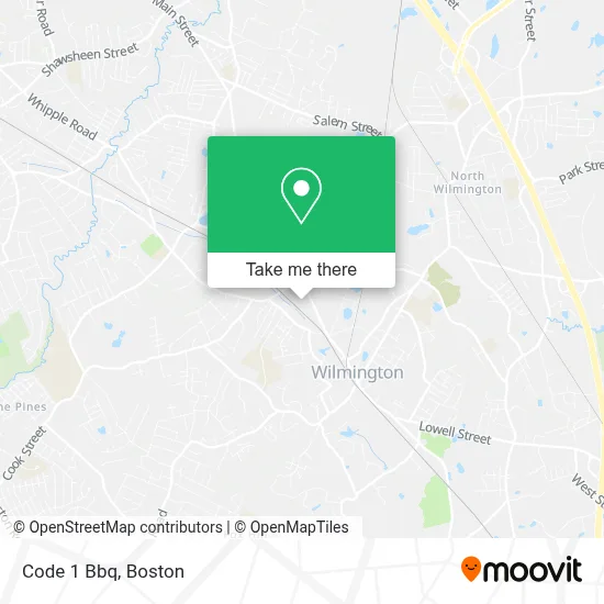Code 1 Bbq map