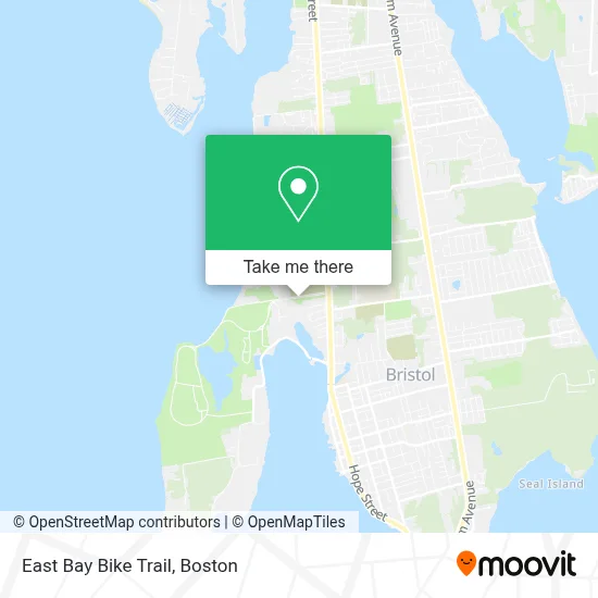 East Bay Bike Trail map