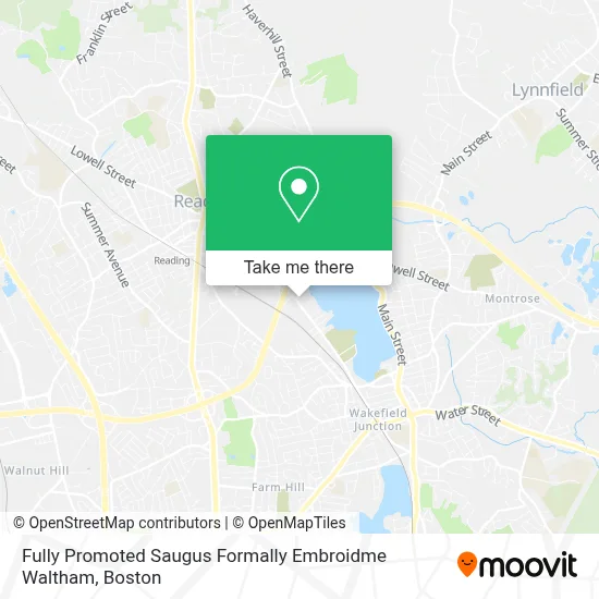Fully Promoted Saugus Formally Embroidme Waltham map