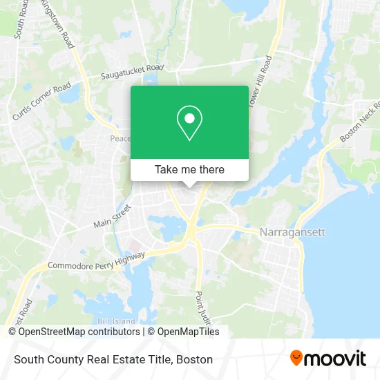 South County Real Estate Title map